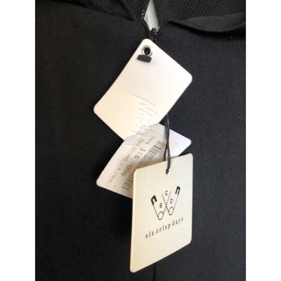 Six.Crisp.Days Nasty Gal Women's Black Deuces Are Wild Crepe Maxi Dress size L - Picture 14 of 16